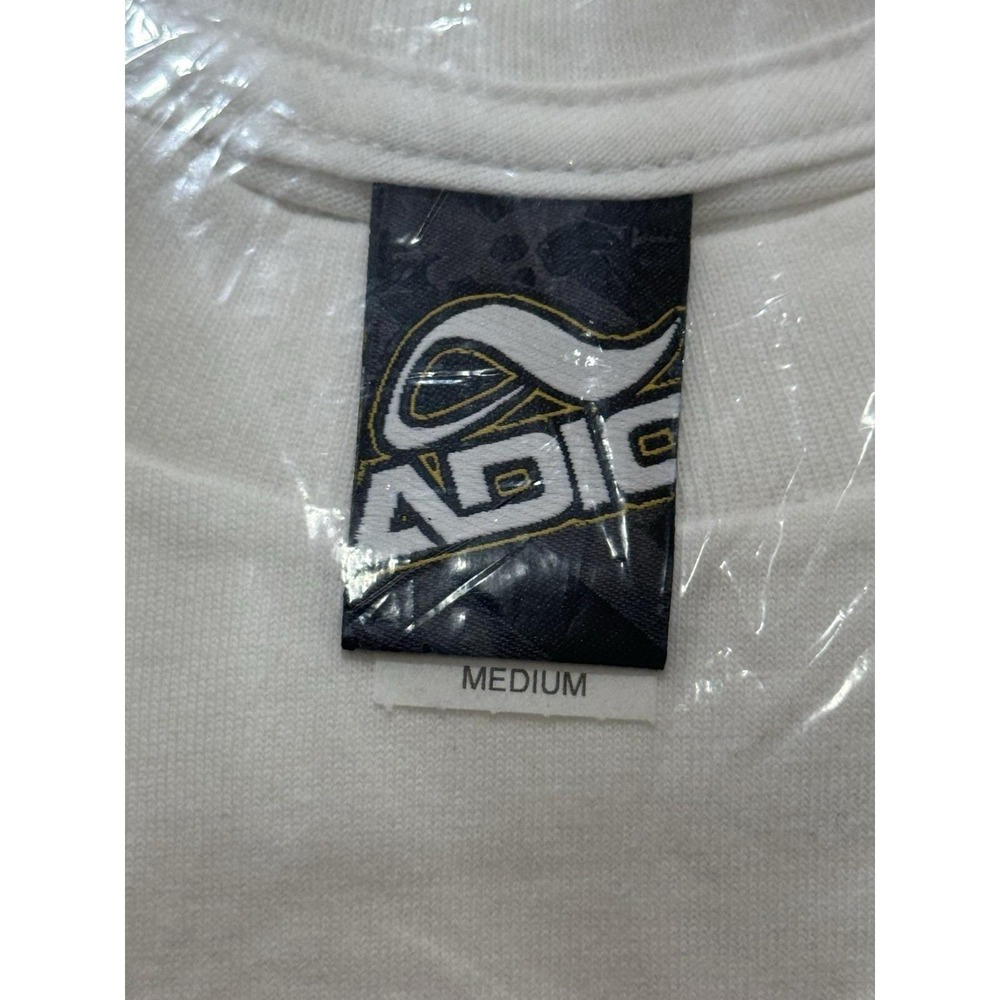 Vintage Y2K Adio Skater Green Logo T Shirt Size M - Picture 2 of 3